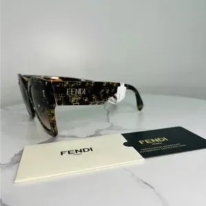 Fendi | Accessories | Fendi F Roma Havana Logo Oversized  display picture 3